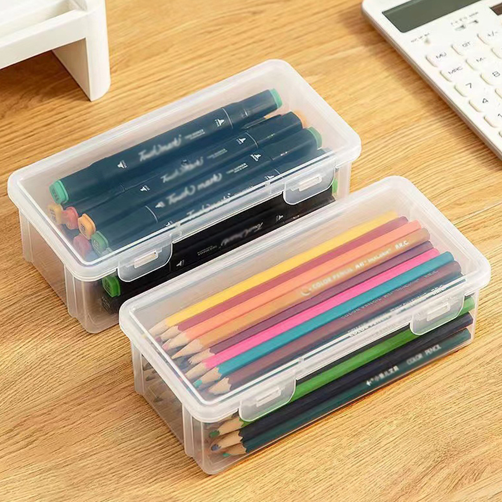 AliExpress Large-Capacity Translucent Pencil Case, view 2