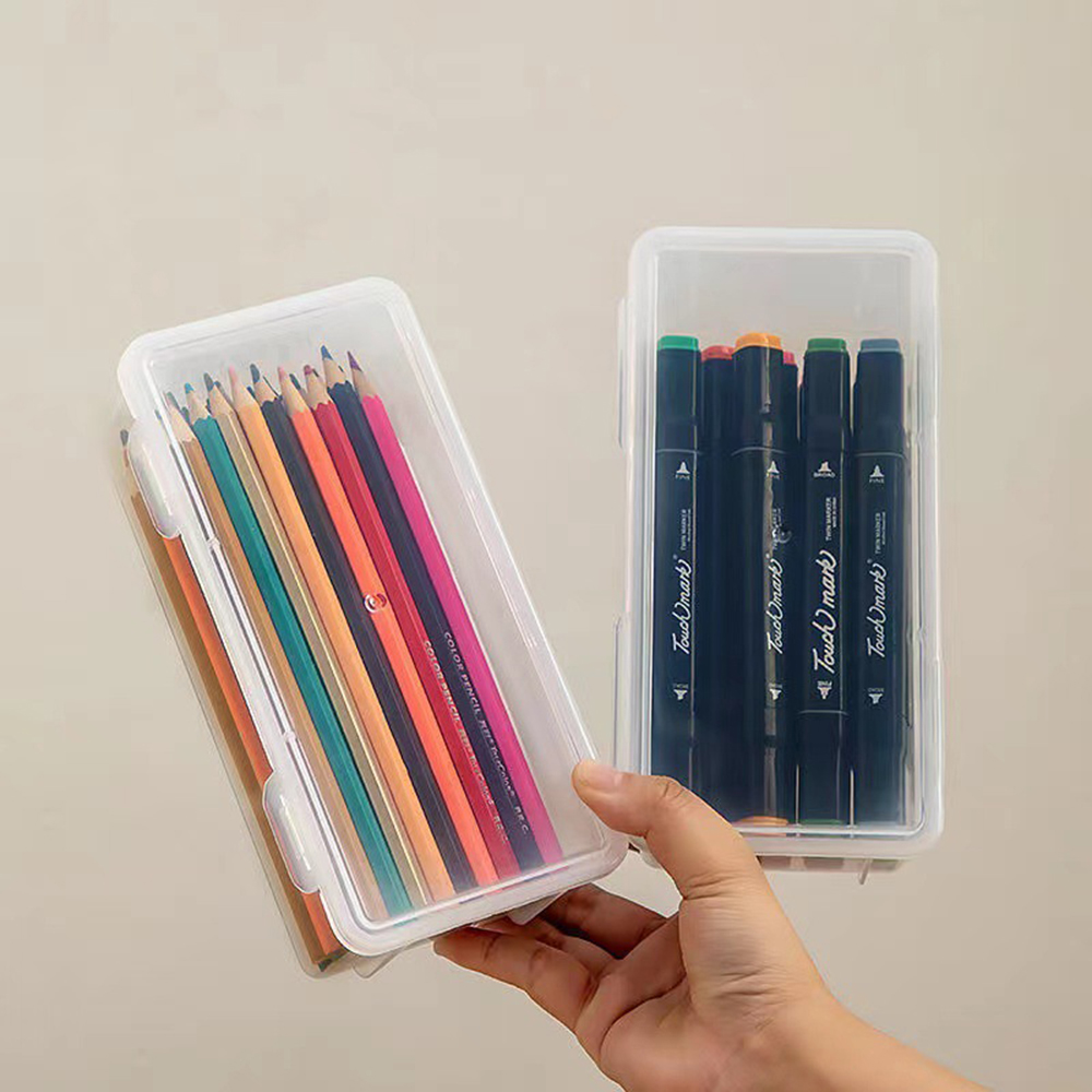 AliExpress Large-Capacity Translucent Pencil Case, view 4
