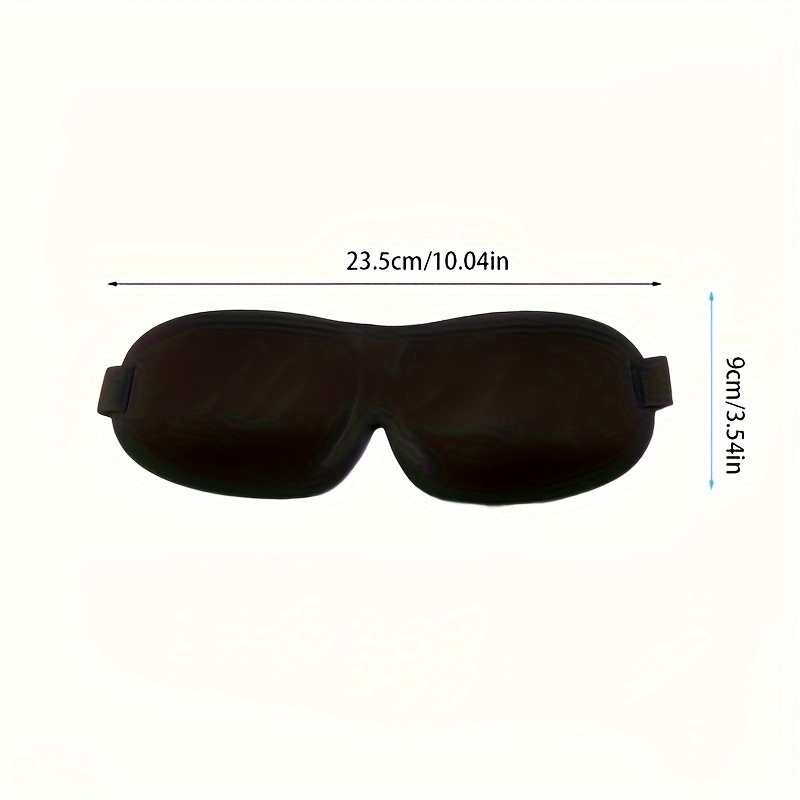 AliExpress 1pc Unisex Sleep Mask, 3D Light Blocking Eye Mask, Comfortable Polyester, Ideal for Supine and Side Sleepers Eyepatch, view 3