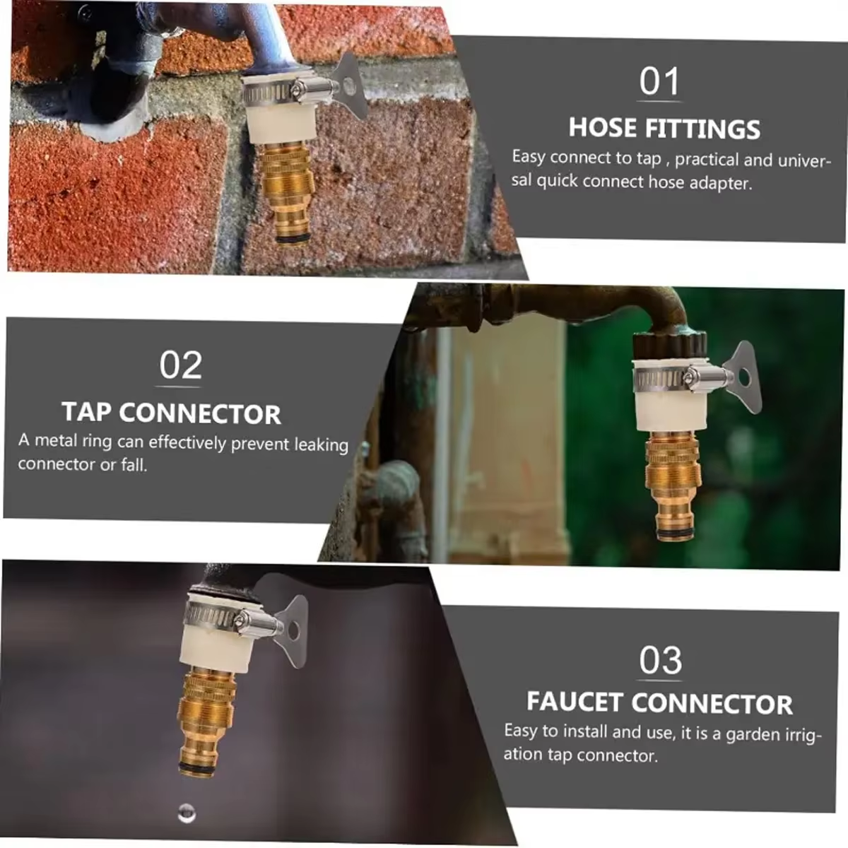 AliExpress Universal Faucet Hose Connector Adapter, view 3