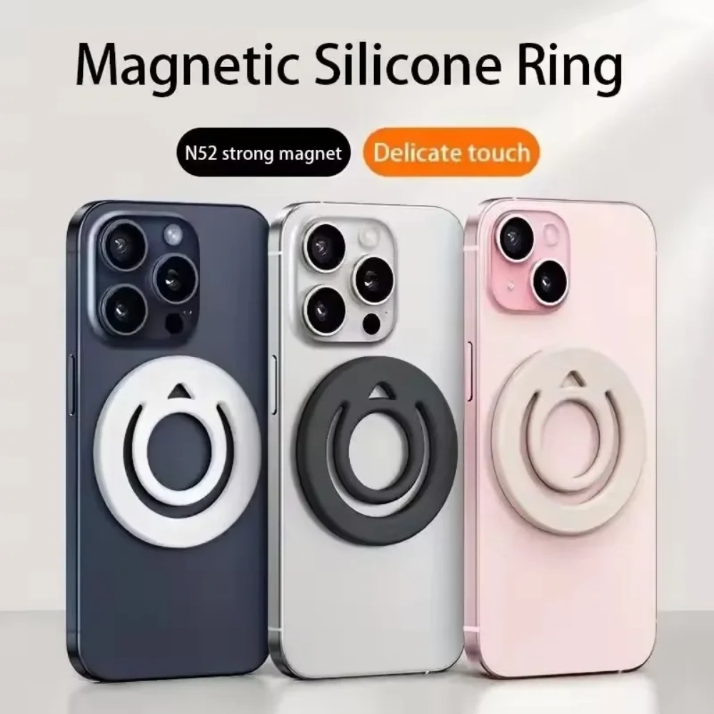 AliExpress Magnetic Silicone Finger Ring Phone Grip, view 2
