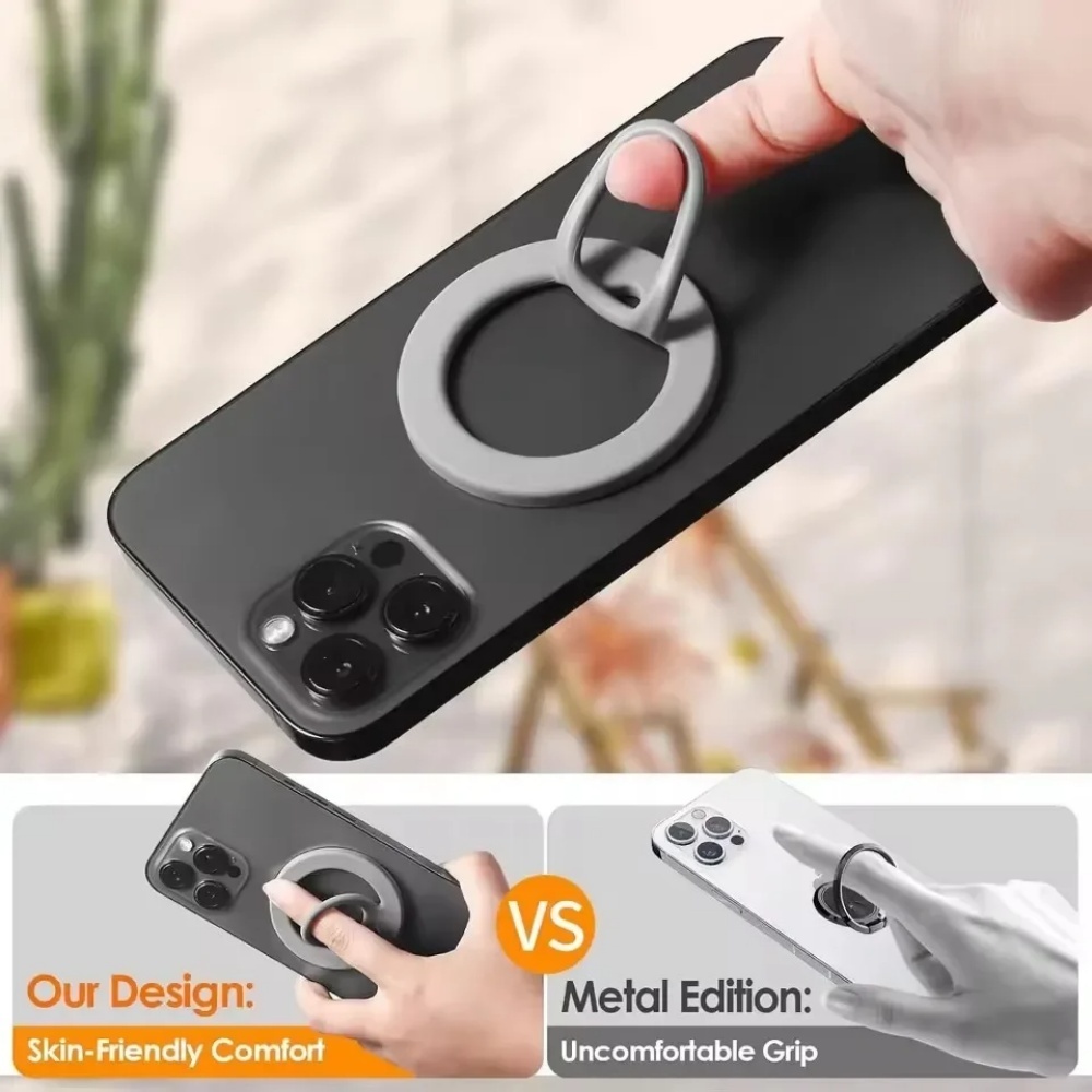 AliExpress Magnetic Silicone Finger Ring Phone Grip, view 4