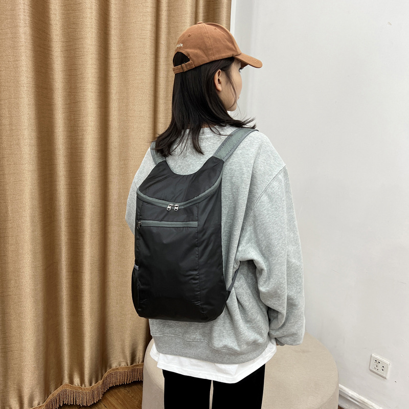 AliExpress 1pc Weekend Travel Bag, Foldable Waterproof Tear-resistant Lightweight Backpack, Large Capacity Travel Business Backpack, Sports, view 3