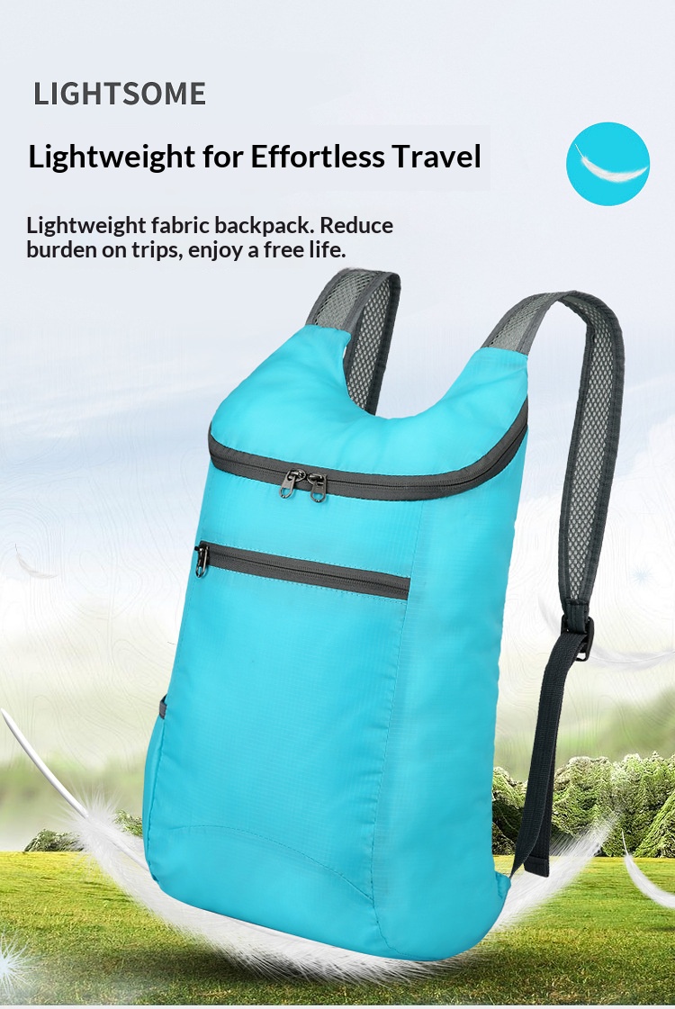 AliExpress 1pc Weekend Travel Bag, Foldable Waterproof Tear-resistant Lightweight Backpack, Large Capacity Travel Business Backpack, Sports, view 6