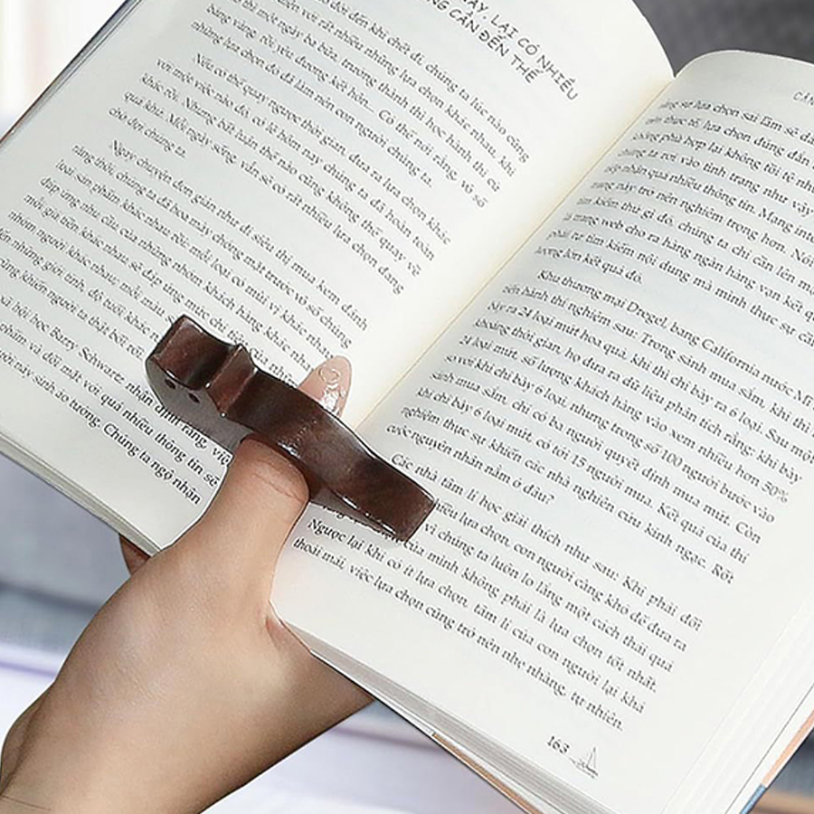 AliExpress Wooden Cat and Dog Page Marker Bookmark, view 3