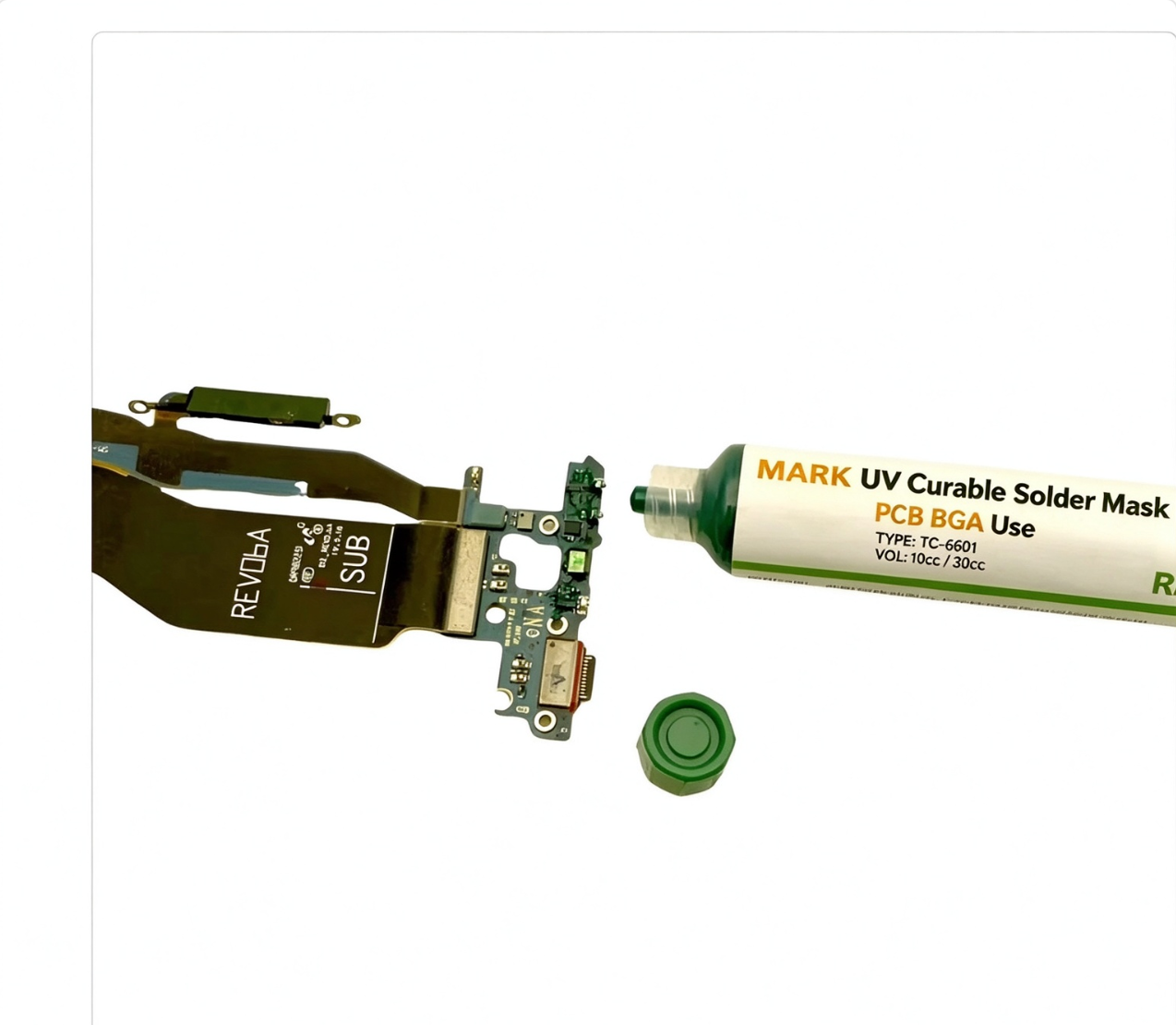 AliExpress 10 ml Green UV Solder Mask for PCB Repair, view 2