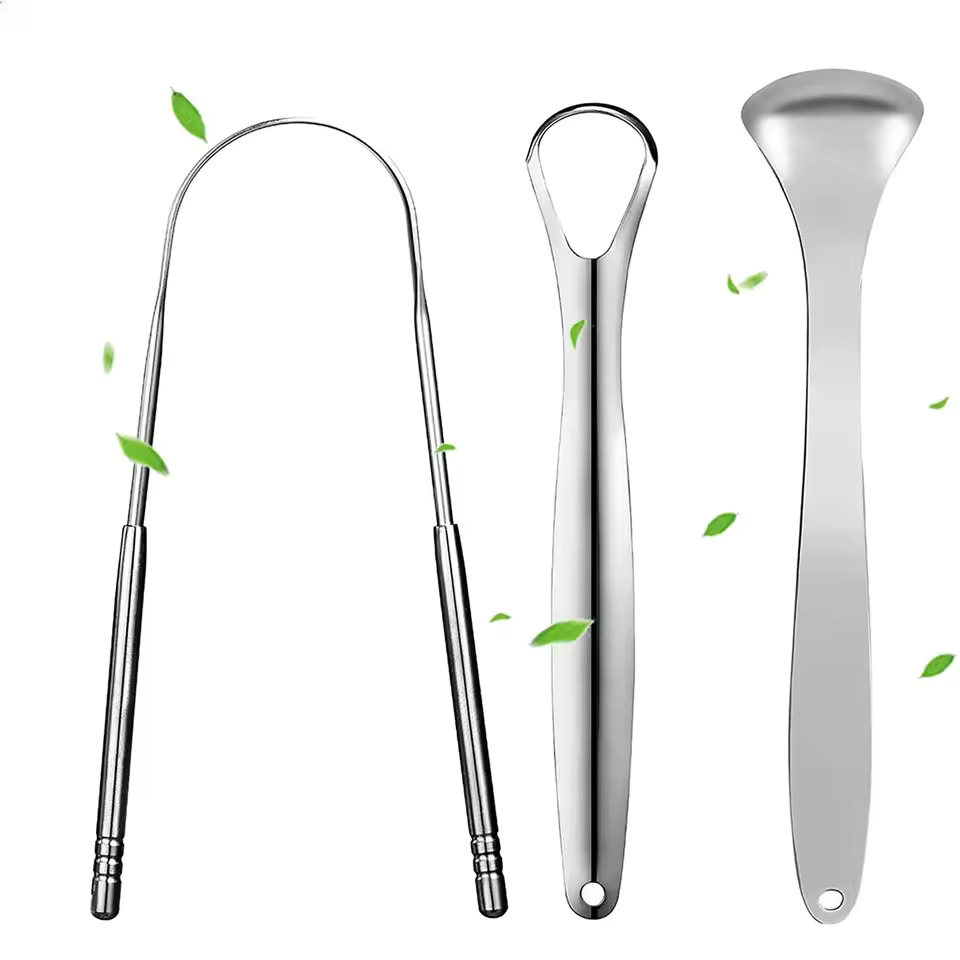 AliExpress Stainless Steel Tongue Scraper for Adults and Kids