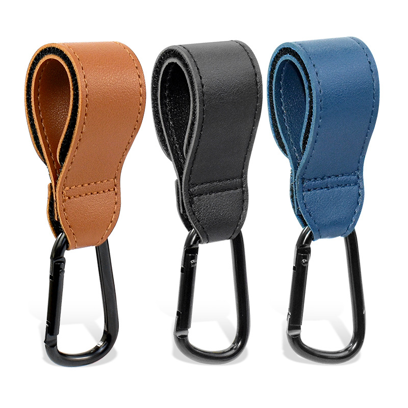 AliExpress Adjustable PU Leather Baby Stroller Hook, view 3