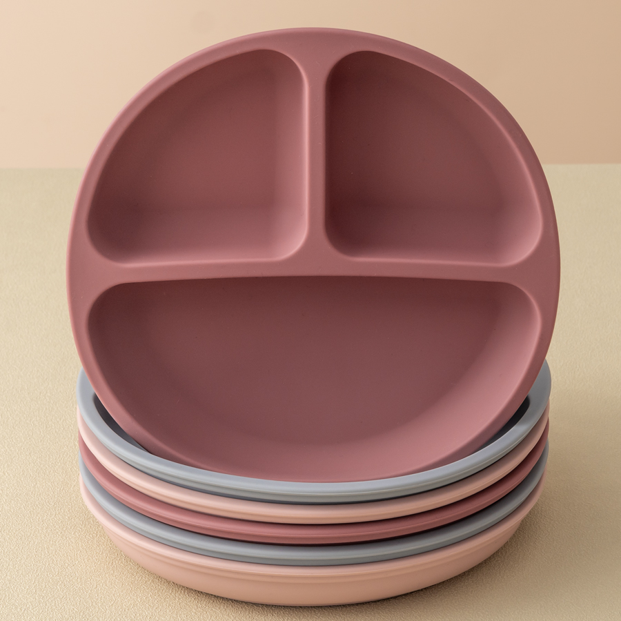 AliExpress 1PCS Baby Sucker Silicone Dining Plate BPA Free Children Dishes Suction Toddle Training Tableware Kids Feeding Bowls Baby Stuff