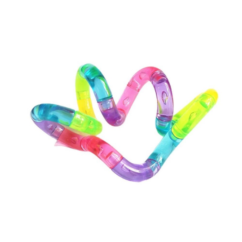 AliExpress 1pcs Crystal Deformable Rope Stress Relieving Toy Fun and Educational Deformation Rope Knot Pressure Anti Stress Toys, view 6