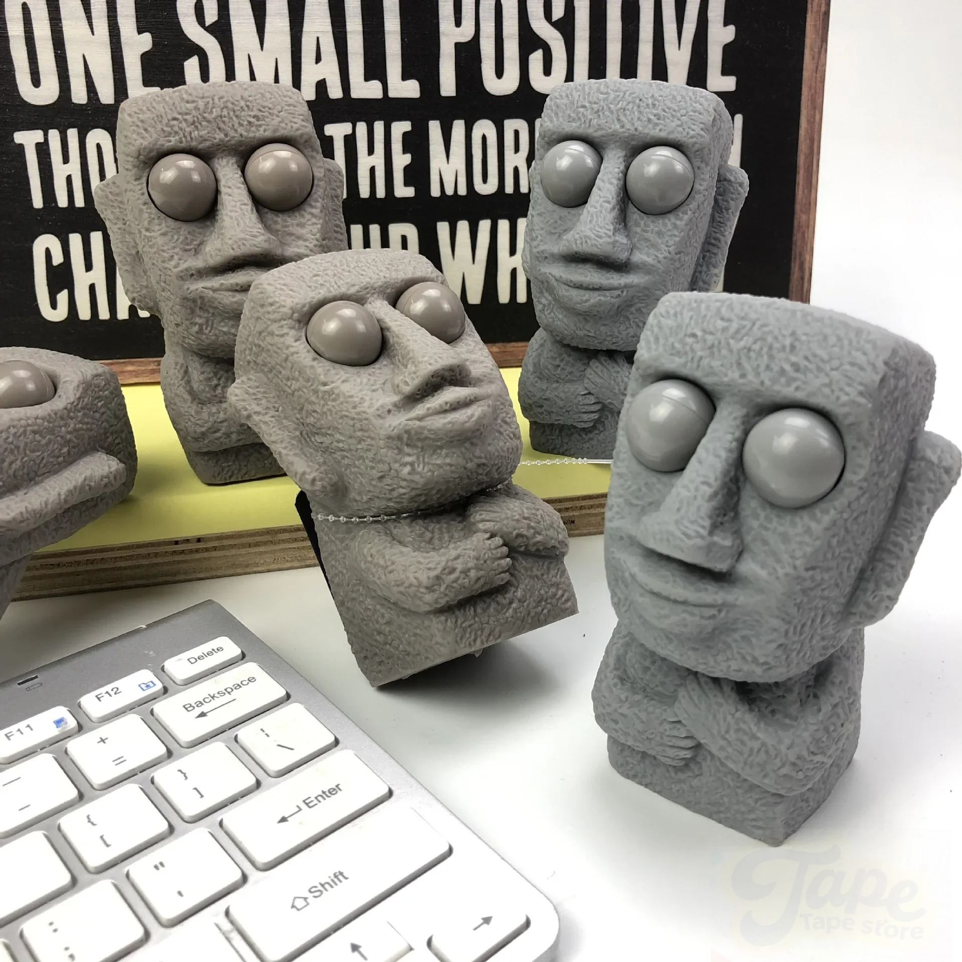 AliExpress 1PCS Easter Squeezing Blowout Rock Man Fidget Toy Squeezing Slow Rebound Soft Statue Toy Relieves Stress Office Decor Items, view 6