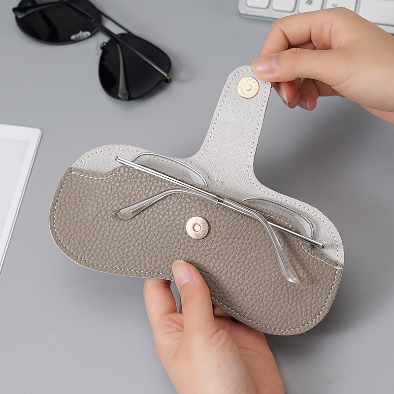 AliExpress Slim Soft Leather Sunglasses Pouch, view 4