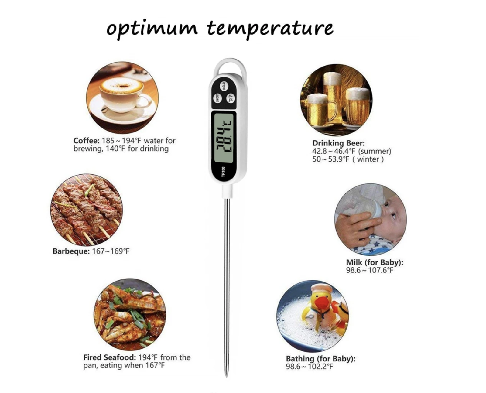 AliExpress TP300 Digital Kitchen Food Thermometer
