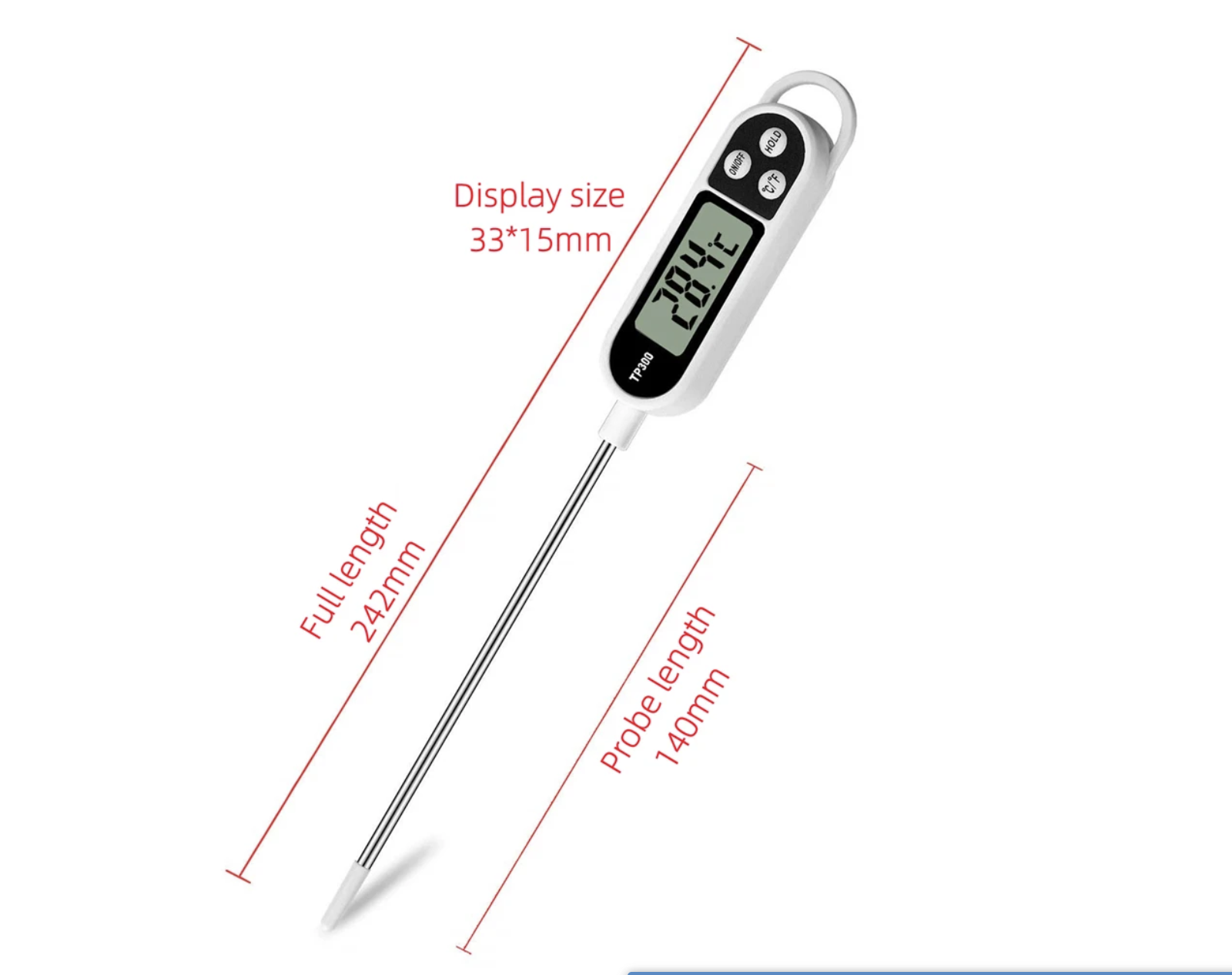 AliExpress TP300 Digital Kitchen Food Thermometer, view 2