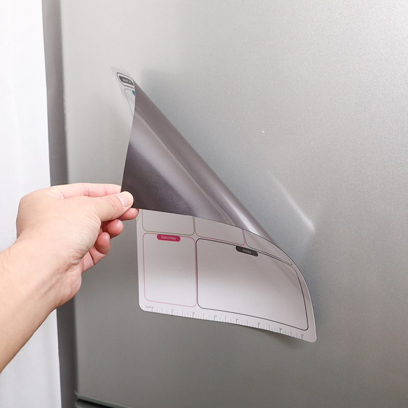 AliExpress 1Pcs Refrigerator Sticker Message Board Magnetic Refrigerator Sticker PVC Creative Writing Board Used To Make Note Week Schedule, view 3