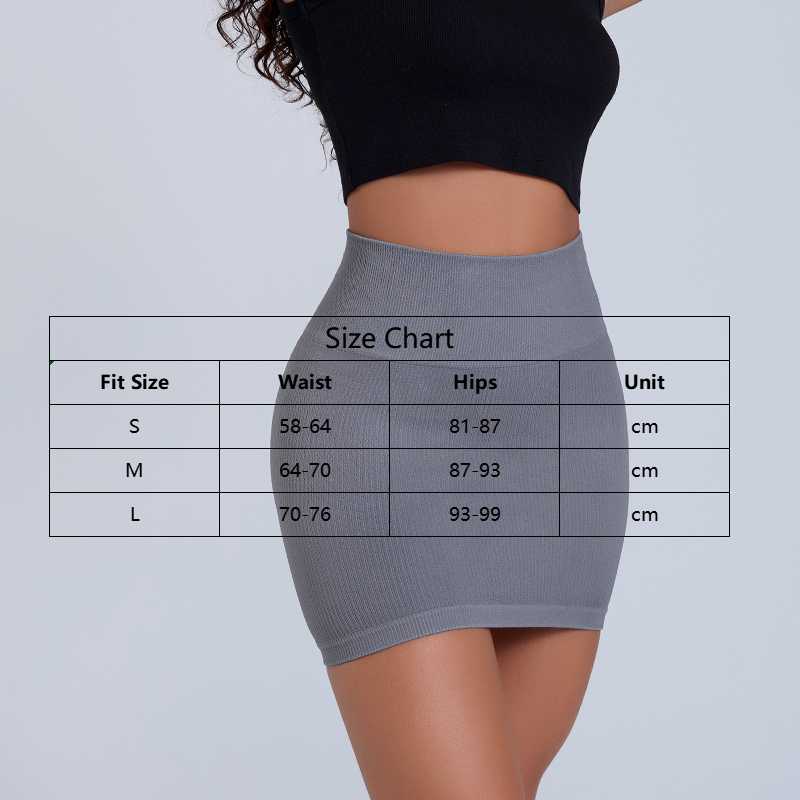 AliExpress High-Waist Elastic Knitted Black Mini Skirt, view 6