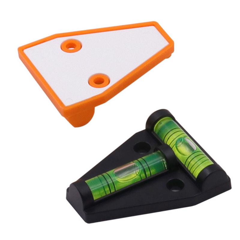 AliExpress 1pcs T Type Spirit Level Measurement Instrument Triangular Level Portable T-type Spirit Bubble Shell Plastic Measuring Tools