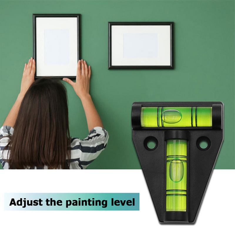 AliExpress 1pcs T Type Spirit Level Measurement Instrument Triangular Level Portable T-type Spirit Bubble Shell Plastic Measuring Tools, view 5