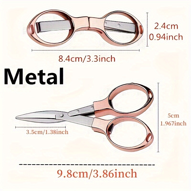 AliExpress 1Pcs Versatile Stainless Steel Folding Scissors - Retractable, Durable, and Portable for Travel,Outdoor & Daily Needs, view 3
