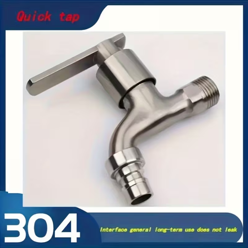 AliExpress 304 Stainless Steel Washing Machine Faucet