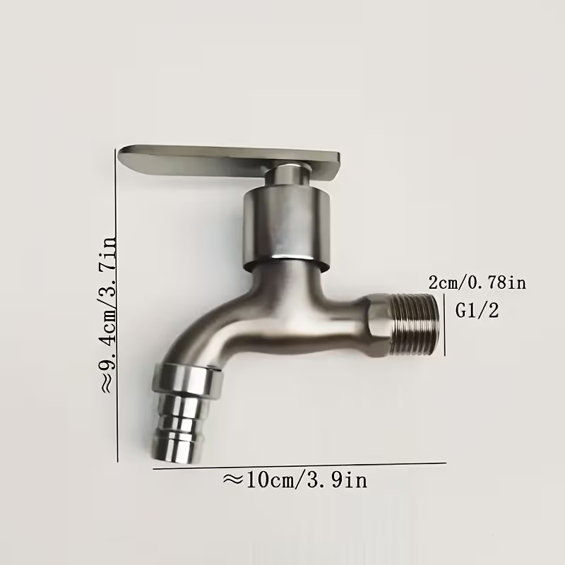 AliExpress 304 Stainless Steel Washing Machine Faucet, view 4
