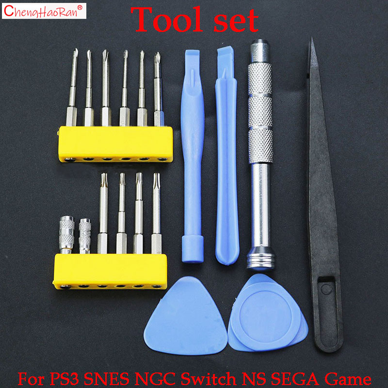 AliExpress 1SET Screwdriver Set Disassembly And Repair Tool Kit Suitable For Switch NS New 3DS PS3 PS4 Slim Wii NES SNES DS Lite GBA PSP