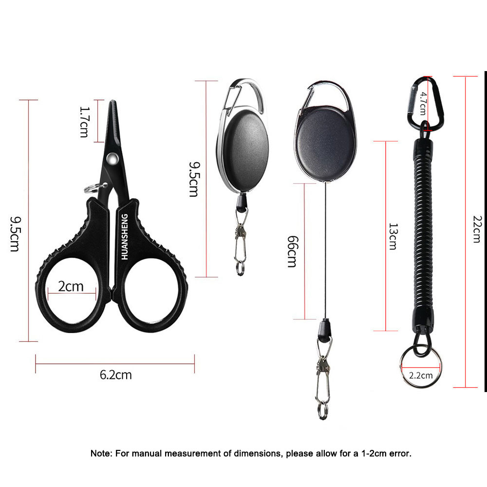 AliExpress 1set Titanium Coating Stainless Steel Fishing Scissor Plier Cut PE Braid Line Cutter Plies Carp Outdoor Fishing Accessories Tool, view 6