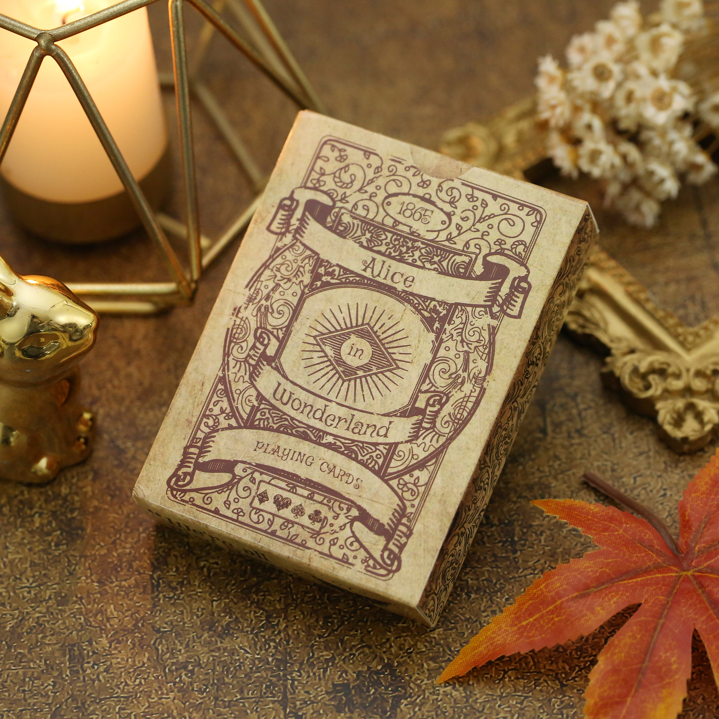AliExpress 1Set Vintage Style Playing Cards Alice in Wonderland Poker Playing Cards Deck Board Games Retro Poker Never Open, view 3