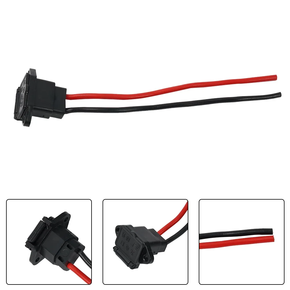 AliExpress 1x E-bike Plug Socket Charger Electric Scooter Vehicle Charging Socket E-bike Car Plug Cable Wire Connector Three Hole Socket, view 2