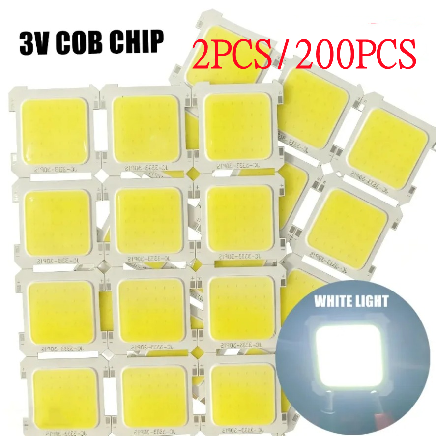 AliExpress 2~200PCS/lot LED COB Integrated Chip 3V Portable Camping Light High Brightness White Light Spotlight Light LED Bulb Accessories, view 2