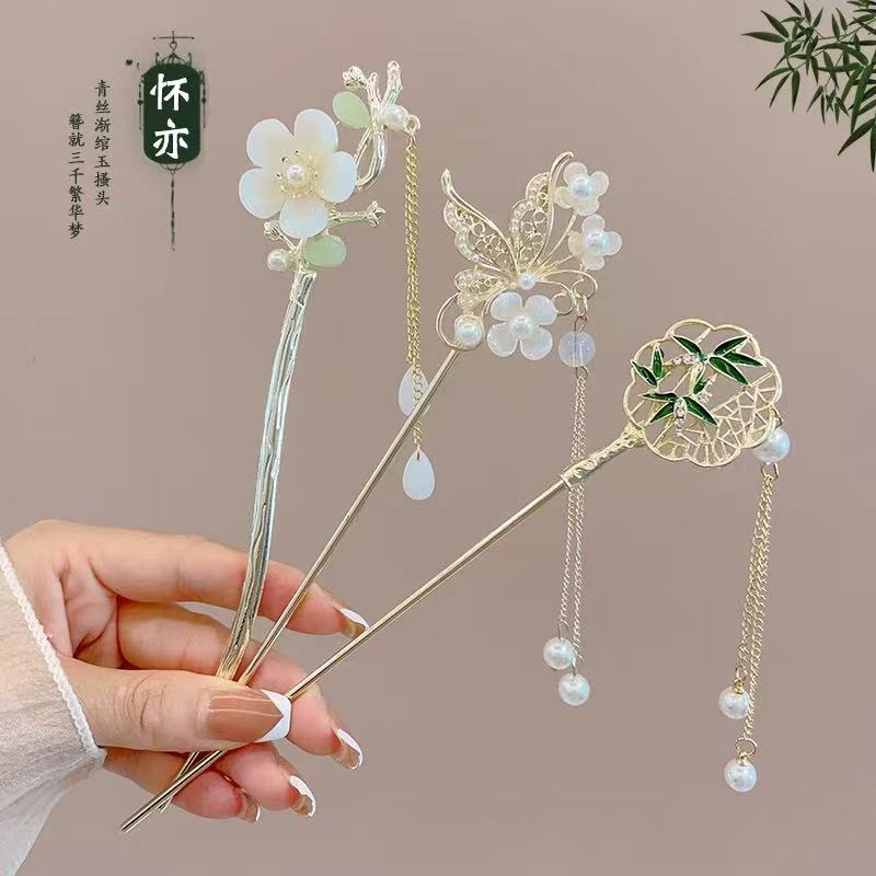 AliExpress Ancient Chinese Style Tassel Hair Sticks, view 4