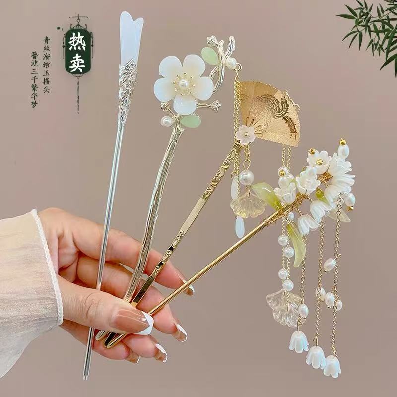 AliExpress Ancient Chinese Style Tassel Hair Sticks, view 5