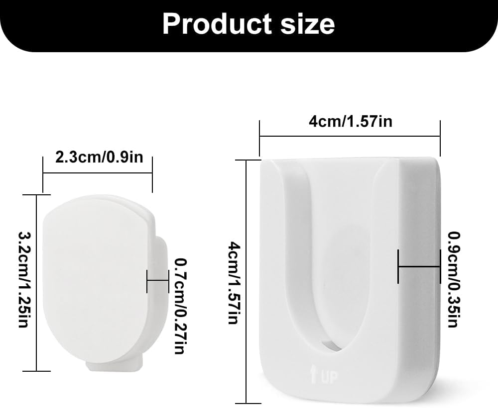 AliExpress 2/4/6 Magnetic Remote Control Bracket Wall Mounted - Curved and Straight Remote Control Storage Self Adhesive Storage, view 6