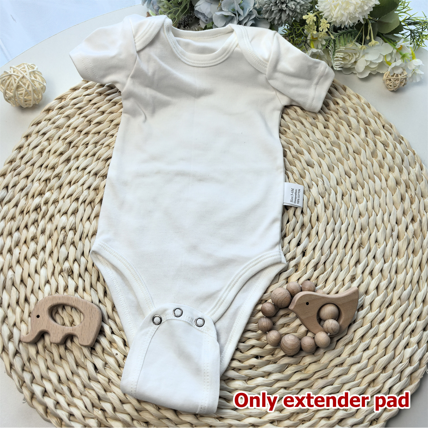 AliExpress 2/4/6PCS Baby Romper Crotch Extenter Bodysuit Extender for Baby Kids Bodysuit Diaper Romper Lengthen Extend Diaper, view 4