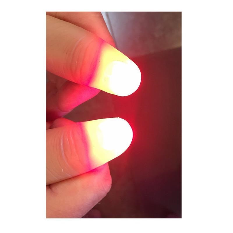 AliExpress 2/4/6pcs Magic Light Up Finger Fingers LED Tricks Thumb Props Christmas Christmas Festival Party Novelty Funny Toys, view 3