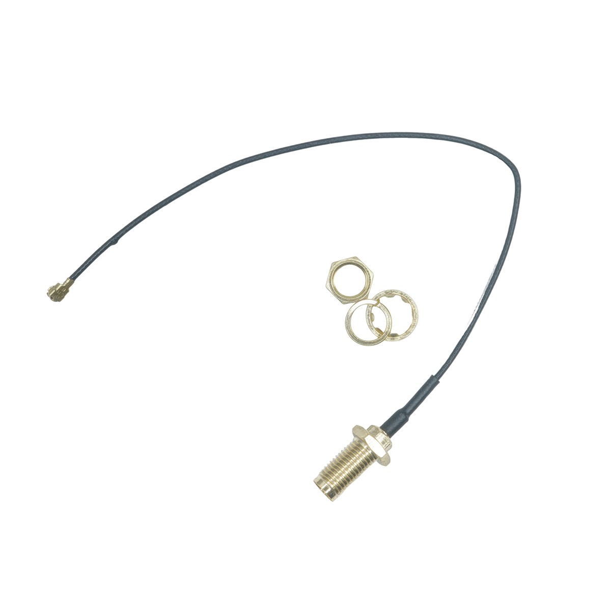 AliExpress 2.4G fold antenna gain 3dbi sma female SMA male pigtail Extension Cable for wifi zigbee 2.4GHZ net card, view 3