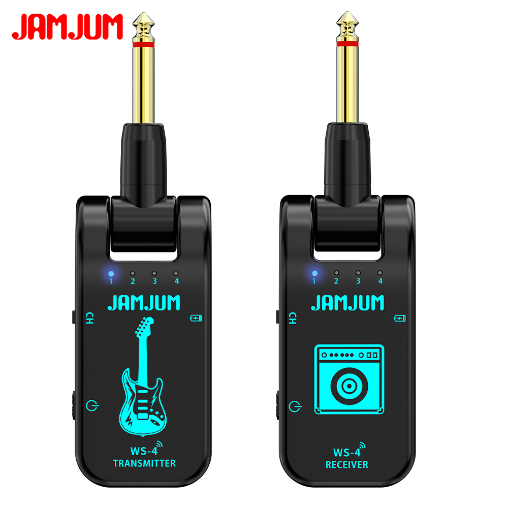 AliExpress 2.4G Wireless Guitar System – Black Transmitter & Receiver for Electric Guitar, EWI, Bass, view 3