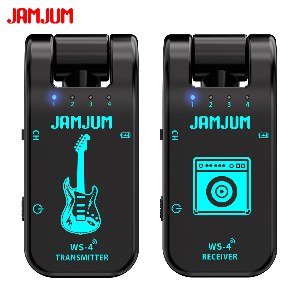 AliExpress 2.4G Wireless Guitar System – Black Transmitter & Receiver for Electric Guitar, EWI, Bass, view 4