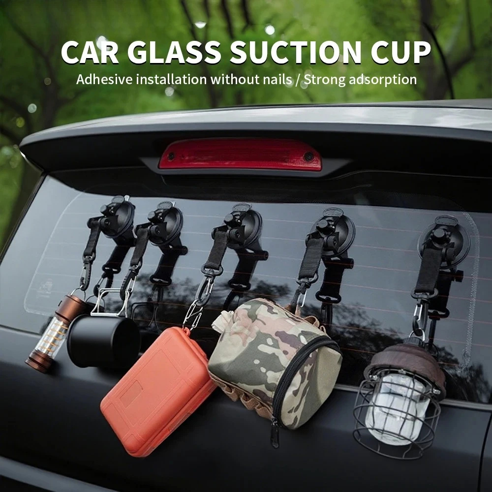 AliExpress 2/4pcs Car Tent Suction Cup Buckle Side Awning Anchors Outdoor Camping RV Van Accessory Secure Hook for Car RV Camping Accessory, view 5