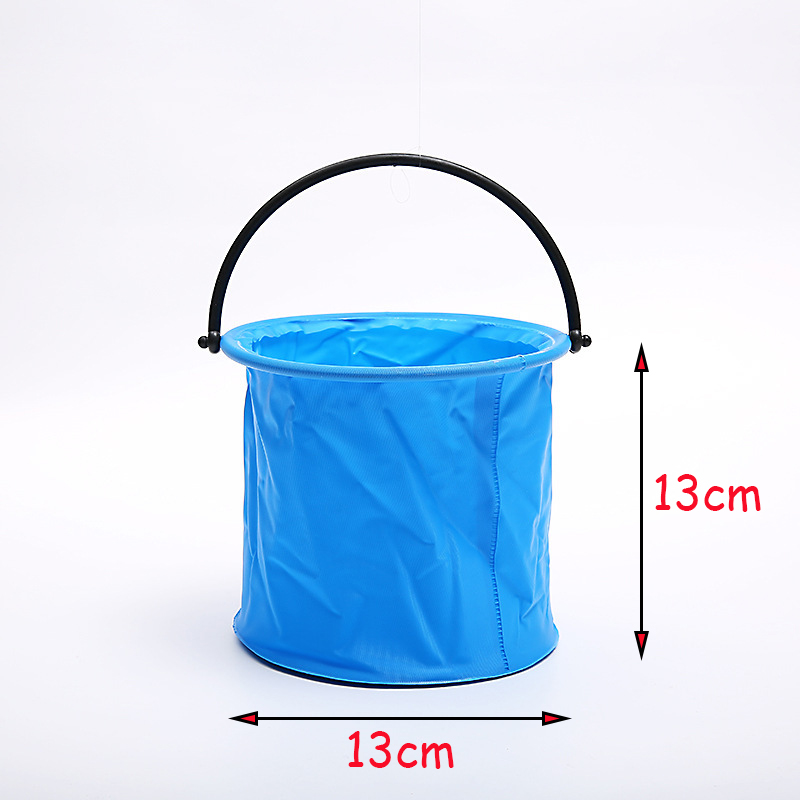 AliExpress 2/4pcs Folding Bucket Art Pen Washing Bucket Handheld Toys Outdoor Beach Sand Pool Leisure Toys Portable Fishing Tools, view 5