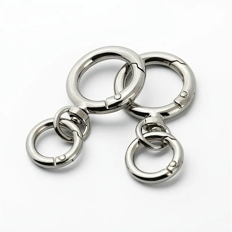AliExpress Round Spring Snap Carabiner Clips (2, 5 or 10 Sets), view 4