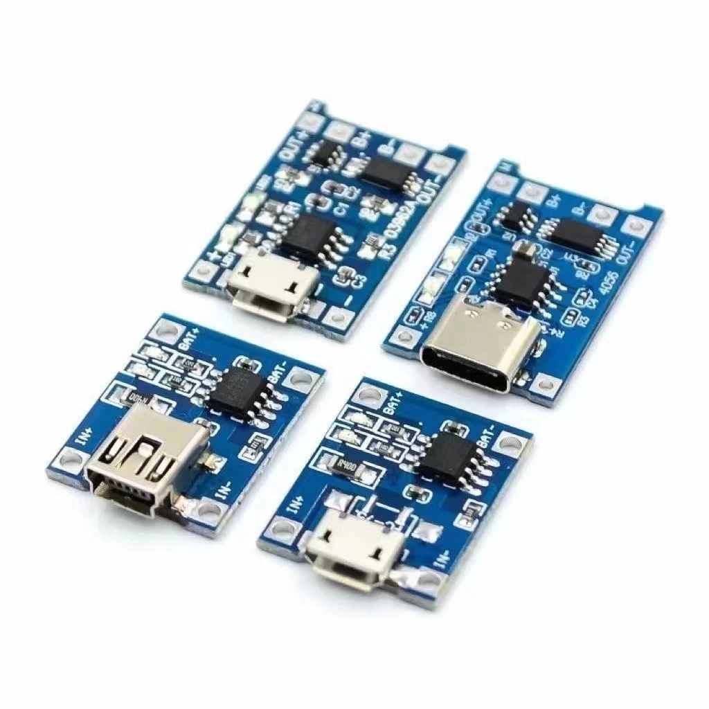 AliExpress 2/5PCS 5V 1A Micro/Type-c/Mini 18650 TP4056 Lithium Battery Charger Module Charging Board With Protection Dual Functions Li-ion, view 2