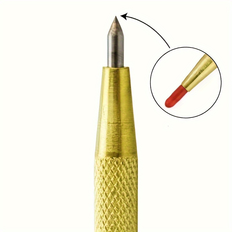 AliExpress 2/5Pcs diamond nib titanium pen, precision metalworking and woodworking tools for cutting glass, tiles, metal and wood, view 4
