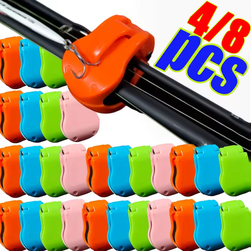 AliExpress Quick-Attach Fishing Rod Clips (2 to 8 Pieces)