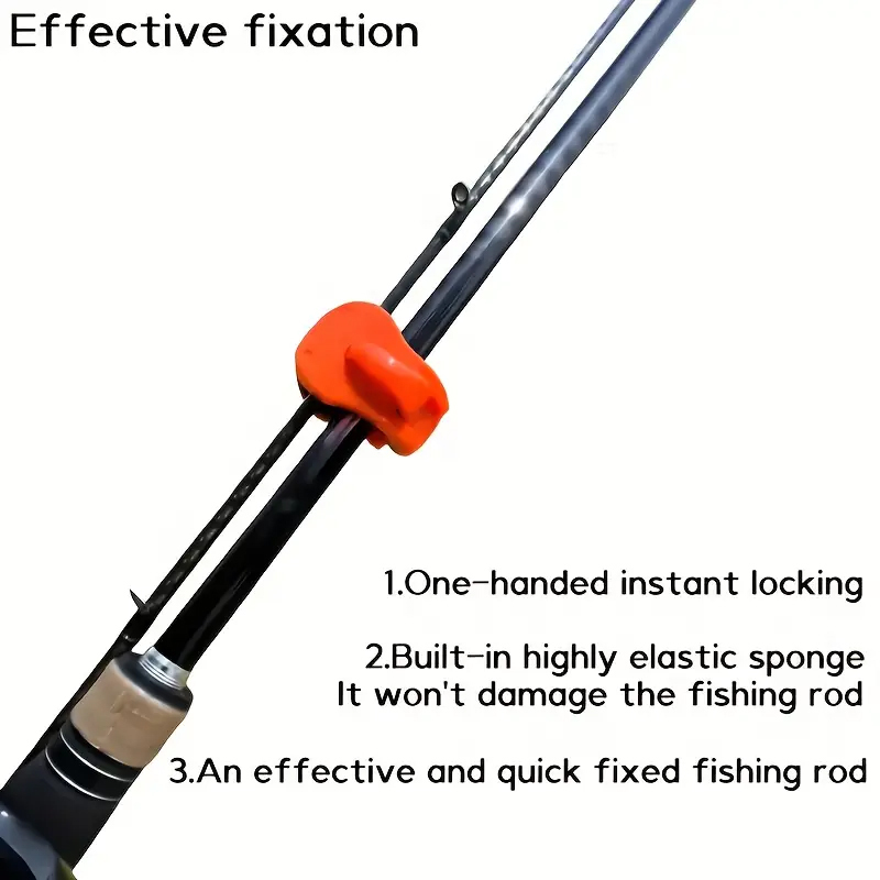 AliExpress Quick-Attach Fishing Rod Clips (2 to 8 Pieces), view 4