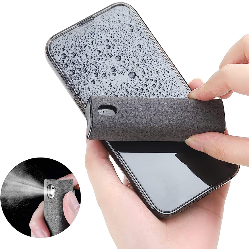 AliExpress 2 in 1 Microfiber Screen Cleaner Spray Bottle Mobile Phone Tablet Computer Microfiber Cloth Cleaning Wipes For iPhone Samsung Mi