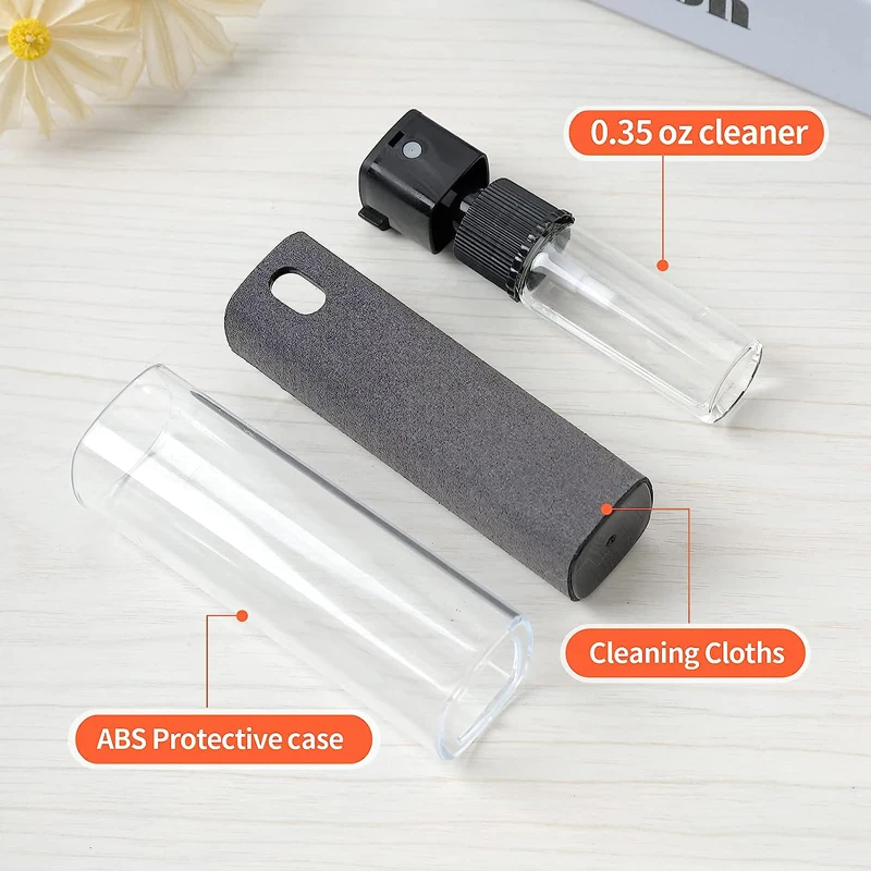 AliExpress 2-in-1 Microfiber Screen Cleaning Kit Empty Spray Bottle & Cleaning Cloth for Phone Tablet Laptop Computer