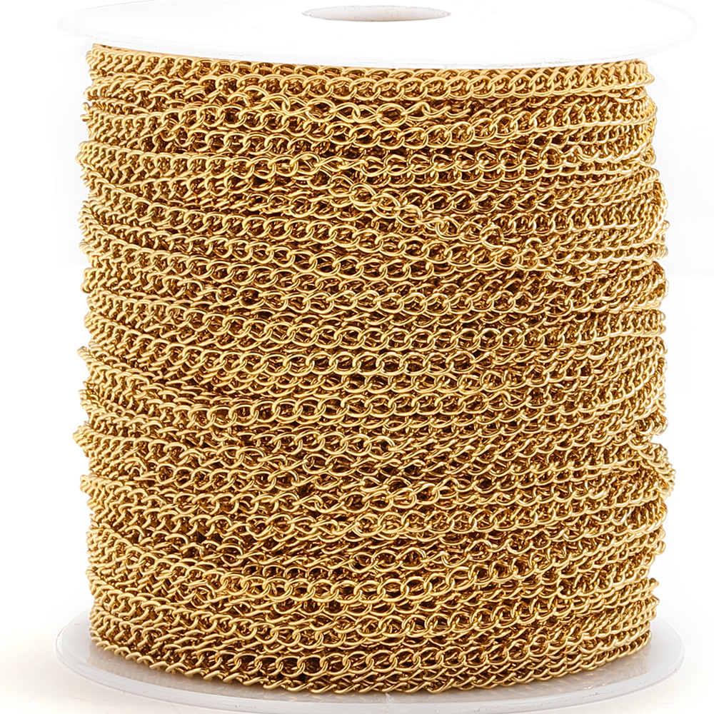 AliExpress Gold Stainless Steel Extension Chain (2m), view 4