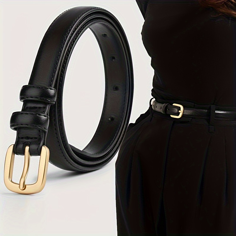 AliExpress 2-pack Casual Fashion Belt with Simple and High-end Feel, Needle Buckle Double Loop Belt Suitable for Daily Wear, view 2