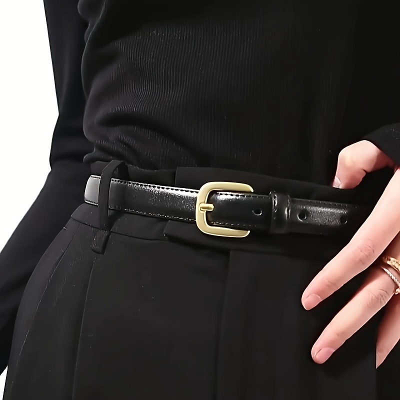 AliExpress 2-pack Casual Fashion Belt with Simple and High-end Feel, Needle Buckle Double Loop Belt Suitable for Daily Wear, view 3